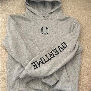 Gray Overtime Hoodie youth Y